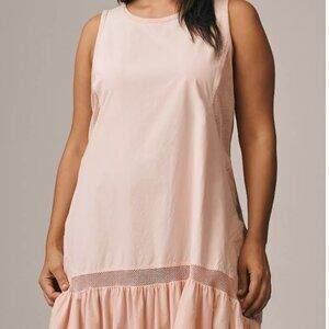 DaIly Practice Hill Up Tiered High-Low Midi Dress